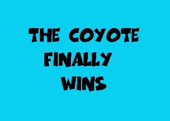 The Coyote Finally Wins